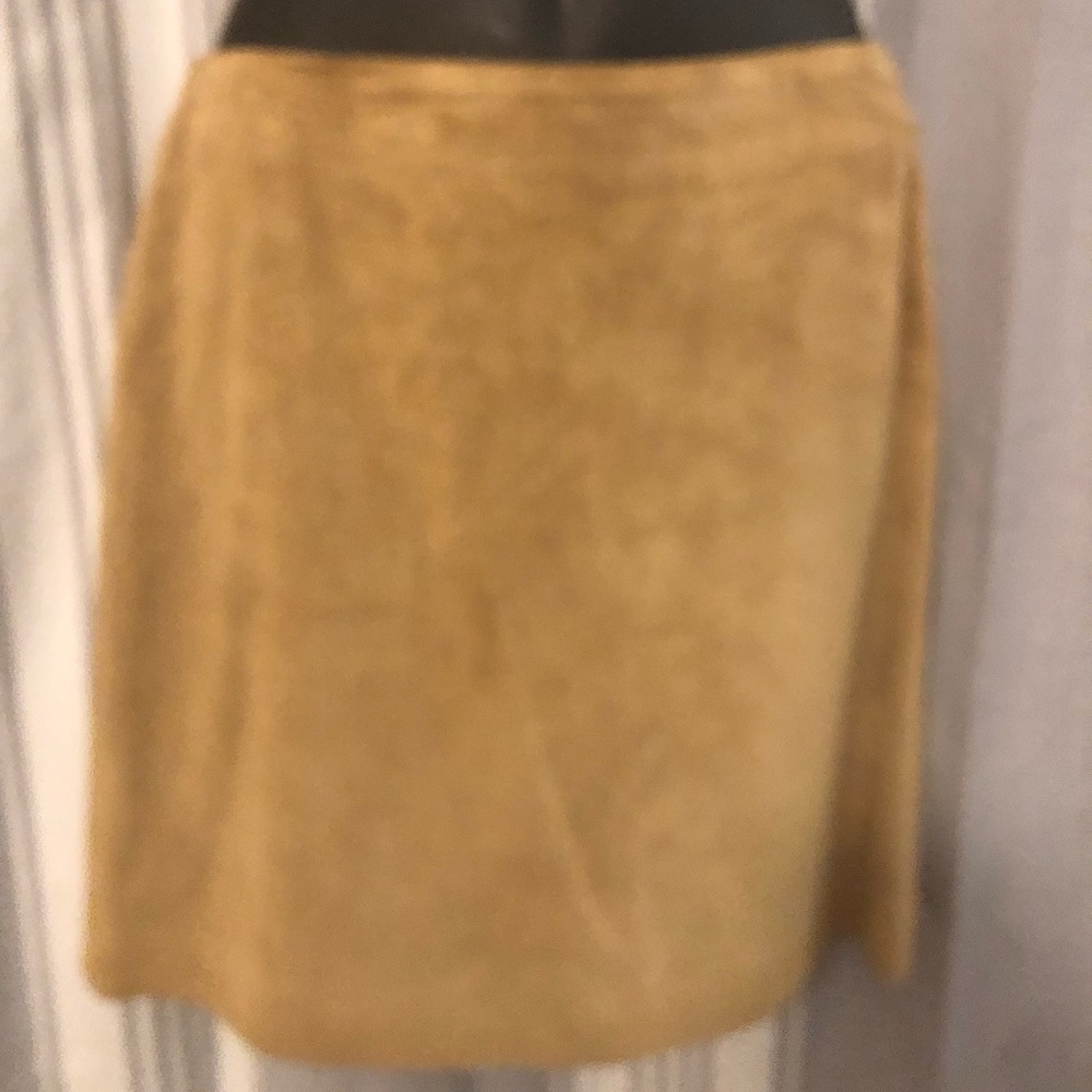 Banana Republic Brown Suede Mini Skirt size 2